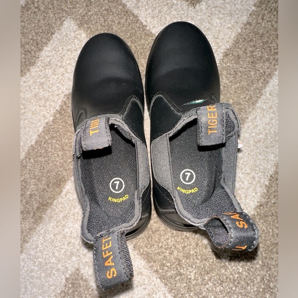 Tiger Safety CSA Women's Steel Toe Leather Work Safety Chelsea Boots 925 - Picture 3 of 5